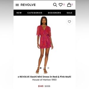 Revolve x House of Harlowe 1960 paisley print mini dress